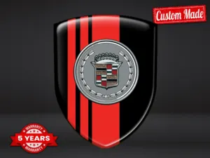 Cadillac Emblema Silicone Drift Design Elegante Badge Cupola